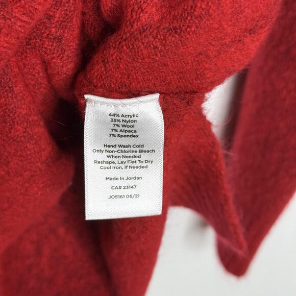 Talbots Sweater Womens Medium Petite Button Front Cardigan Pearl Detail Pockets - Picture 5 of 8